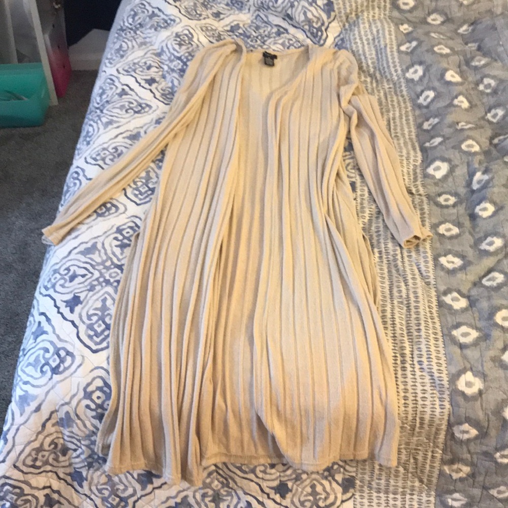 full length cardigan